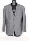 Slaters Fellini Suit Jacket 44 Short Grey Blazer Wool Blend Mens