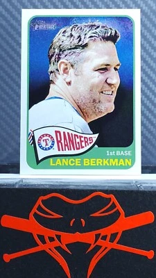 Lance Berkman - 2014 Topps Heritage #113 - Rangers - Image 1 of 2