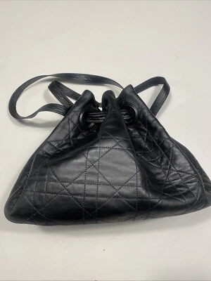 Christian Dior Cannage Bolso Cuero Hobo Bucket Foto 1 de 4