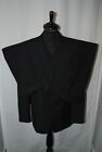 Vintage M&S black 3 piece suit size chest 42 2 x trousers waist 34  L31 washable
