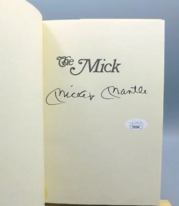 MICKEY MANTLE Signed Book ~ The Mick 1985 Herb Gluck ~ JSA Authentic - Picture 1 of 4