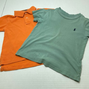 Polo Ralph Lauren Toddler Boy's Polo & T-Shirt Combo - Orange & Green - Size 3T