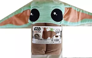 Hooded Towel Star Wars The Mandalorian The Child/Baby Yoda Grogu NEW Jay Franco - Picture 1 of 3