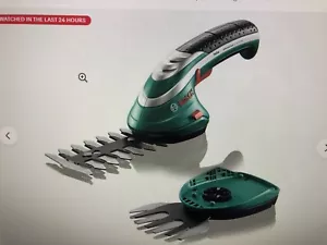 More details for bosch isio 3.6v cordless rechargeable garden edge / grass shear trimmers (vgc)