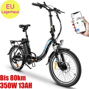Ebike E Faltrad E-Klapprad 20 Zoll 350W Shimano 7-Gang Heckmotor 36V 13Ah Akku - Bild 1 von 12