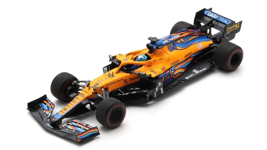 Modellino auto formula 1 F1 scala 1:43 Spark MC LAREN MCL35M RICCIARDO 2021 NEW - Immagine 1 di 1