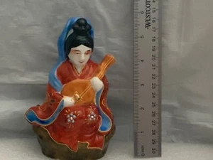 VINTAGE verzierte japanische eine Glücksgötter Kutani Porzellanfigur handbemalt. #3 - Bild 1 von 6