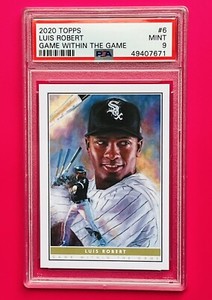 Luis Robert 2020 Topps Paper Game Within The Game￼ (RC) Rookie #6 PSA 9 Mint!