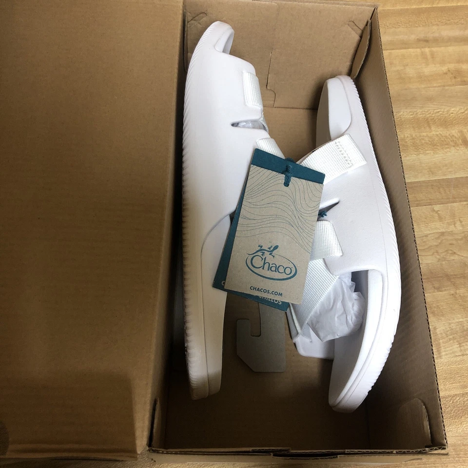 Chaco Women's Chillos Slide Sandal White 9