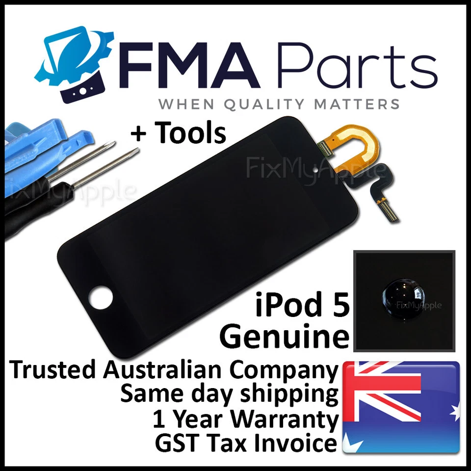 iPod 5th 5 6 6th Gen OEM Black Front Glass Touch Screen Digitizer Assembly LCD — 第 1/4 张图片