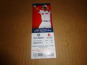 BOSTON RED SOX~2016 BIGLIETTO STUB 18/06/16 VS MARINERS~ADRIAN SAMPSON MLB DEBUTTO - Foto 1 di 1