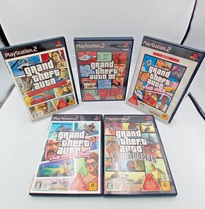 Grand Theft Auto 3 San Andreas Vice City VC Stories LC Stories PS2 Lot Japan CIB - Picture 1 of 16