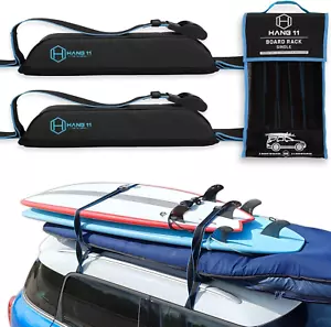 Surfboard Roof Rack - Premium Surfboard Car Rack, Soft Universal Roof Carrier fo - Picture 1 of 8