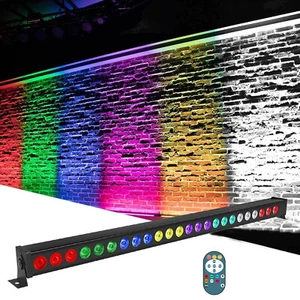 120W 24 LED Wall Wash Light Bar DMX512 DJ Disco Party Stage Lighting with Remote - Picture 1 of 10