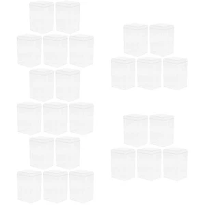25 Pezzi Vetrina Trasparente per Mini Action Figure, Vetrina per Bambole - Foto 1 di 12