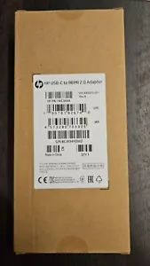 HP USB-C TO HDMI 2.0 ADAPTER - 935325-001 1WC36AA GENUINE New Sealed - Picture 1 of 1