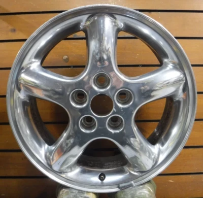 17" Dodge Stratus 2001 2002 Factory OEM Rim Wheel 2149 Chrome Polished - Image 1 of 4