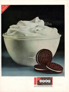 Vintage advertising print FOOD NABISCO OREO Creme Sandwich Cookies Ever See 1964 - Picture 1 of 1