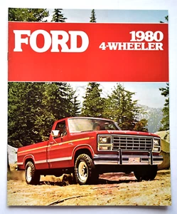 Folleto de ventas original de camiones Ford 1980 de 4 ruedas ~ como nuevo ~ 8 páginas ~ 11" x 9" - Imagen 1 de 6