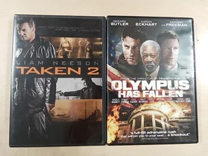 2 Pack DVD Set Used Taken 2/Olympus Has Fallen - Picture 1 of 2