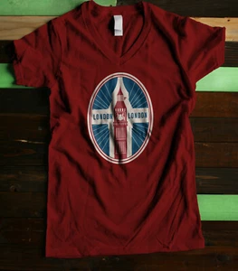 The London Spider Women's Fitted V Neck - Picture 1 of 4