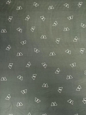 Cord Babycord Feincord Glitzer Schmetterling 100% Baumwolle - Bild 1 von 2