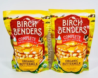 2 Dobladoras de Abedul Mezcla Completa Desayuno SUERO DE LECHE ORGÁNICO 16oz Bolsa 12/11/2026 Foto 1 de 4