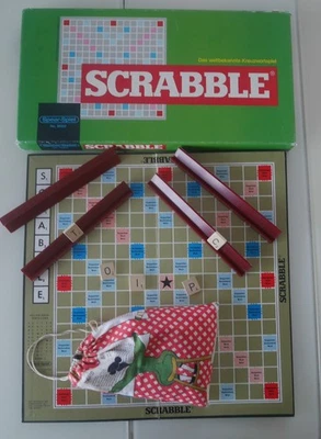 SEHR GUTER  ZUSTAND: SCRABBLE von SPEAR mit HOLZSPIELSTEINEN! 100 % VOLLSTÄNDIG - Bild 1 von 4