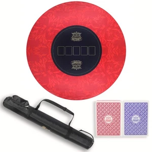 Foldable Casino Quality Poker Mat | Water Resistant Poker Table Cloth, Soft M... - Picture 1 of 7