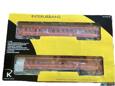 K-Line by Lionel Pacific Electric 15” Interurban 2 Pack  Brand New In Box $199 - Image 1 of 4