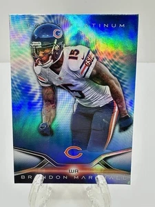 2014 Topps Platinum Brandon Marshall Blue Parallel - Picture 1 of 2