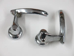 2x Handle Glass Revolving Deflector Fiat 1300 1500 Spare Parts Old - Picture 1 of 2