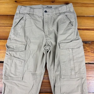 Carhartt Rugged Flex Relaxed Fit Ripstop Cargo Hose Herren 32x33 Khaki - Bild 1 von 17
