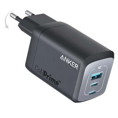 Anker Caricatore USB C 100W GaNPrime da parete caricab compatto e pieghevole - Immagine 1 di 4