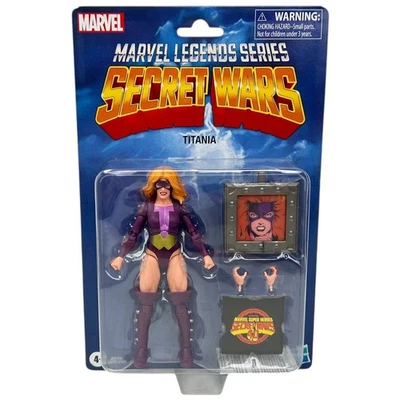 Figura de acción Marvel Legends Secret Wars Retro Titania 6" 2024 Hasbro nueva sellada Foto 1 de 4