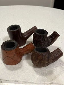 Lot of 4 Old Tobacco Smoking Pipes Mastersen, Santini, Statesman, Emporer - Picture 1 of 20
