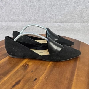 Time and Tru Mujer Negro Gamuza Punta Ballet Planos Espuma con Memoria Talla 11 - Imagen 1 de 12