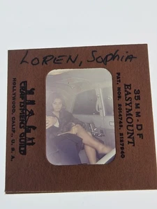 SOPHIA LOREN ACTRESS VINTAGE PHOTO 35MM DUPLICATE FILM SLIDE - Picture 1 of 9