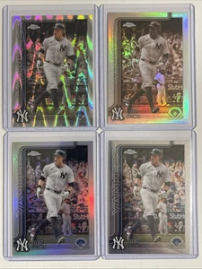 Ben Rice 2025 Topps Chrome Set Of 4 Cards, Sepia,Raywave,Refractor &Base. - Picture 1 of 24