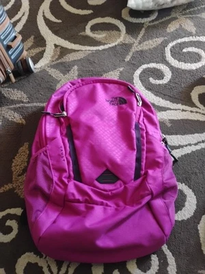 THE NORTH FACE Vault Backpack Vault Purple/HotPink School Hiking Camp - Image 1 of 4
