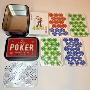 Pocket Poker Travel Sized Magnetic Set - Picture 1 of 7
