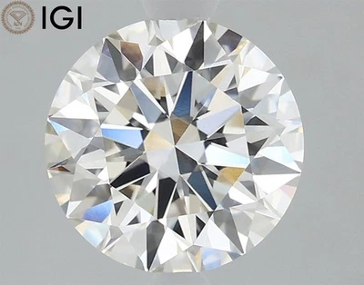 IGI Certificate CVD Lab Grown Diamond G Color VVS2 Clarity 1.60 Carat ROUND Cut - Image 1 of 4