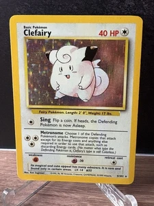 Pokémon TCG Clefairy Base Set 5/102 Holo Rare- NM - Picture 1 of 2