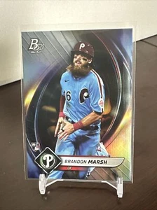 2022 Bowman Platinum Brandon Marsh #4 RC Philadelphia Phillies - Foto 1 di 1