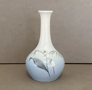 Bing & Grondahl B&G Porcelain Lily of the Valley Vase 57 143 Copenhagen Denmark - Picture 1 of 12