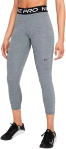 Nike Women's 365 Mid Rise Tight Crop Leggings Gray | Black XL NWT - Picture 1 of 5