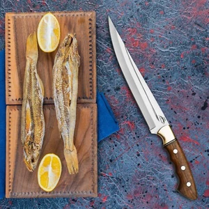 Cutting Fillet Knife for Meat/Fish - Ideal for Boning, Filleting With Sheath - Picture 1 of 8