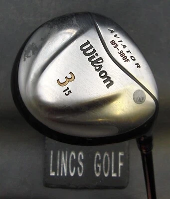 Wilson WS-380F Aviator 15° 3 Wood Stiff Graphite Shaft Wilson Grip - Image 1 of 4
