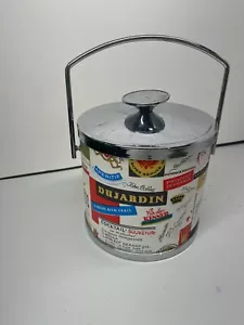 Vintage 1970s Serv Master Ice Bucket Multi Colored - Picture 1 of 4