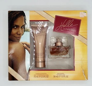 NEW DAMAGED BOX HALLE BY HALLE BERRY GIFT Perfume1 fl oz &Body Lotion 2.5oz - Picture 1 of 1